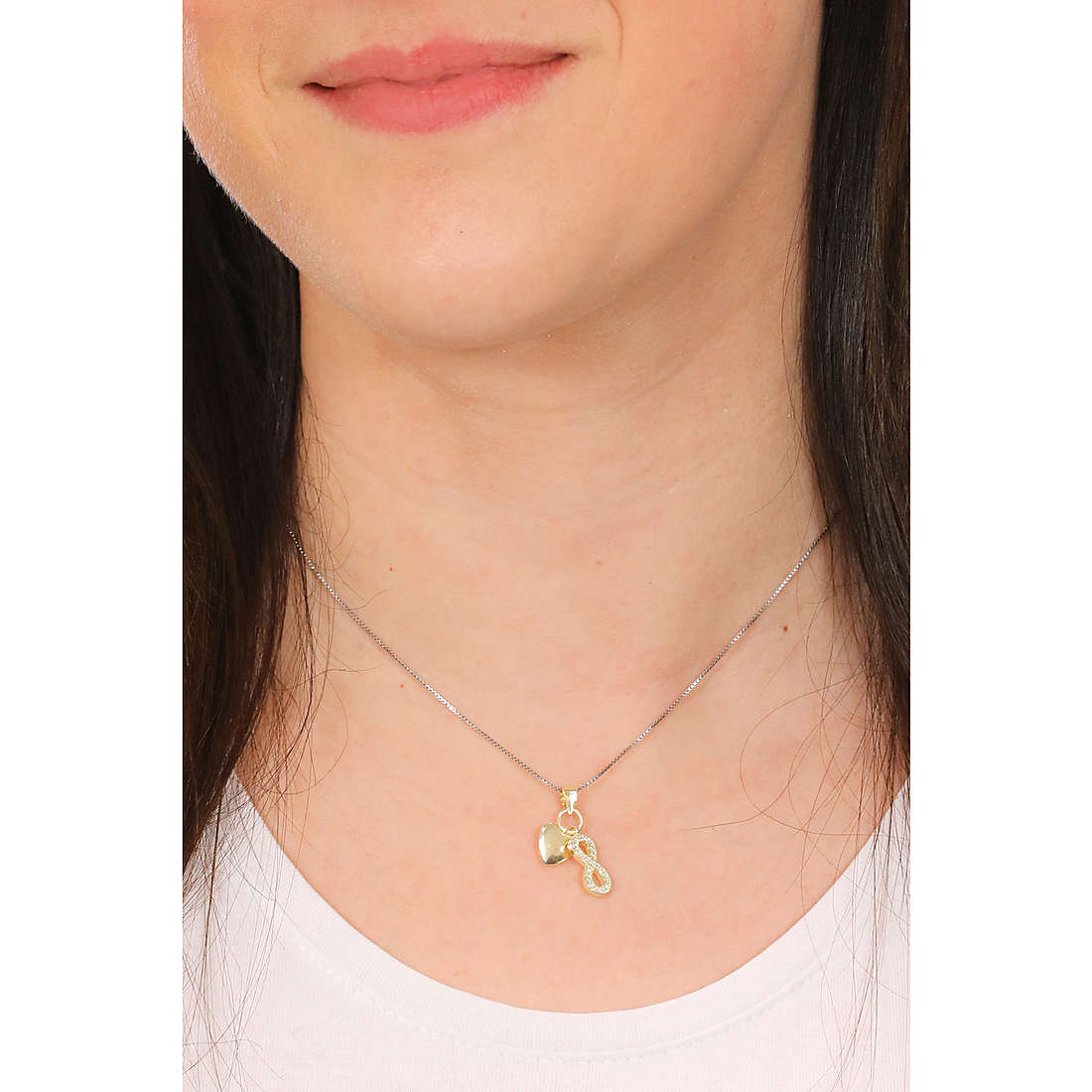 GioiaPura necklaces woman ST64295-02OR wearing
