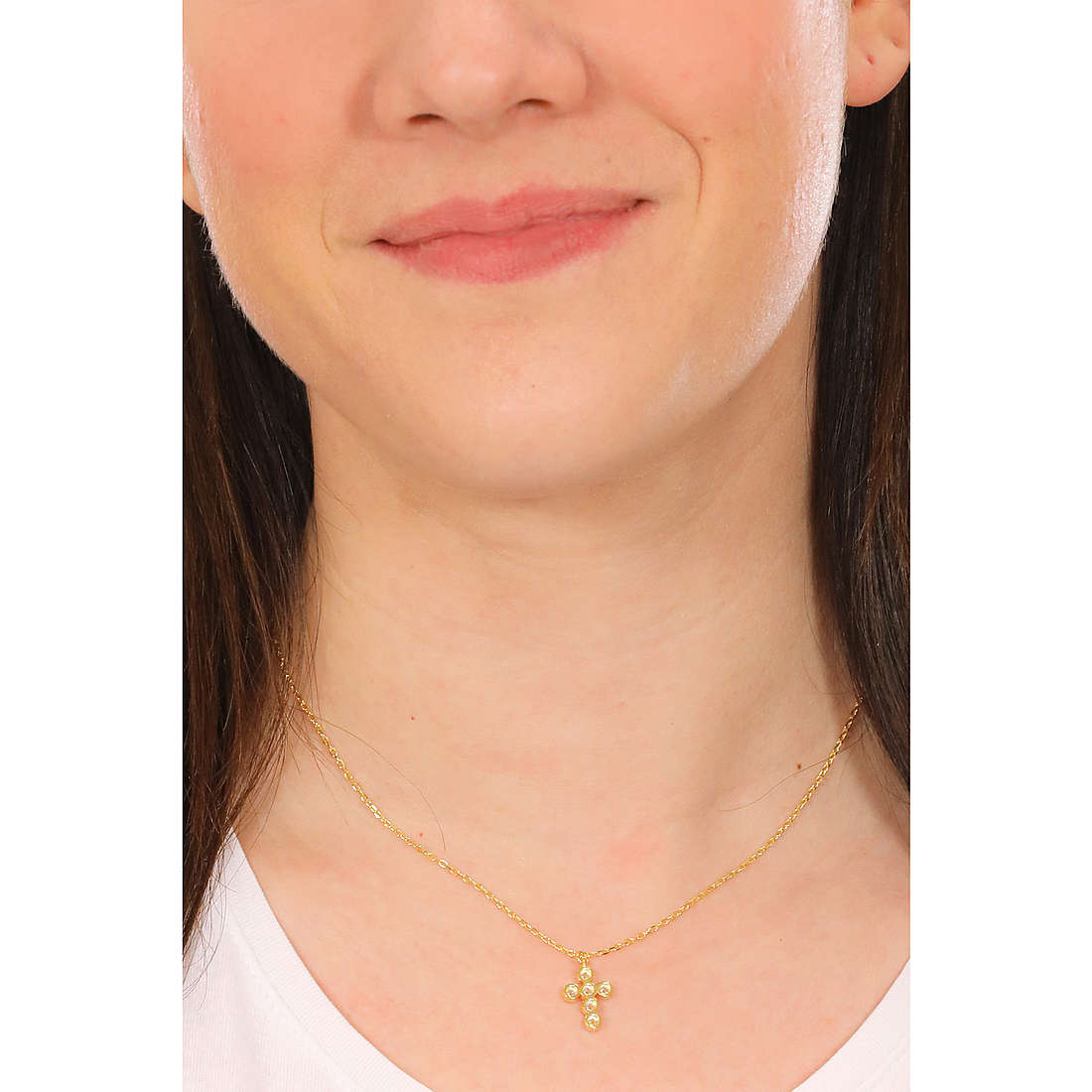GioiaPura necklaces woman ST65536-02OR wearing