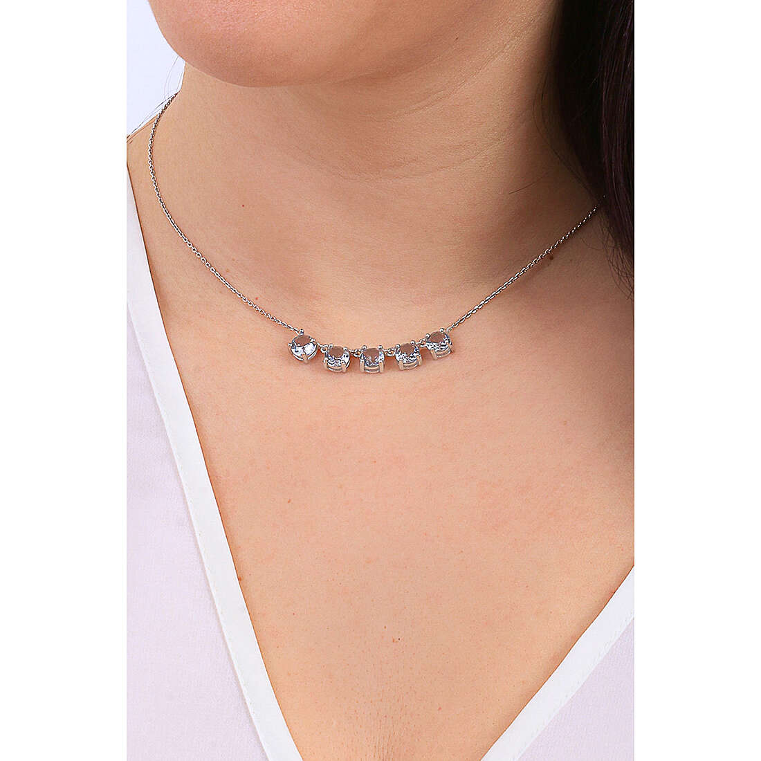GioiaPura necklaces woman ST66924-02RHBK wearing