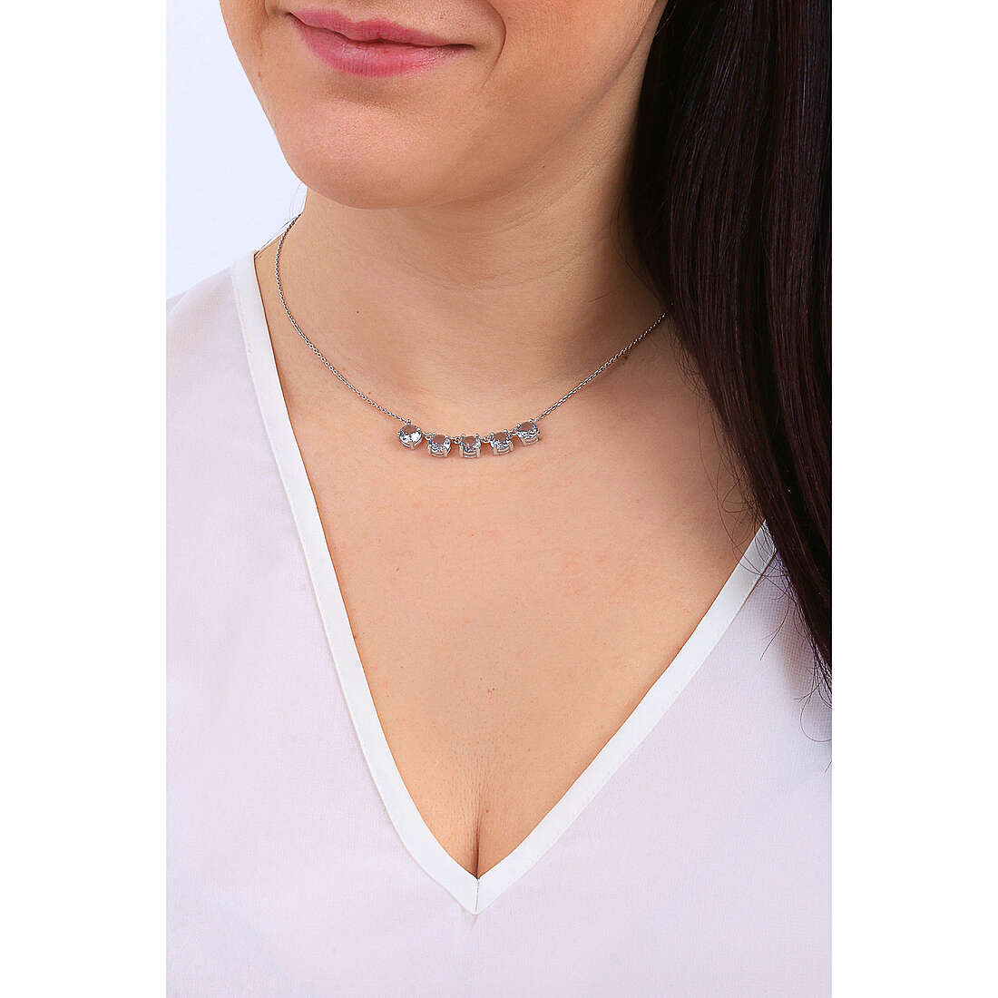 GioiaPura necklaces woman ST66924-02RHBK wearing