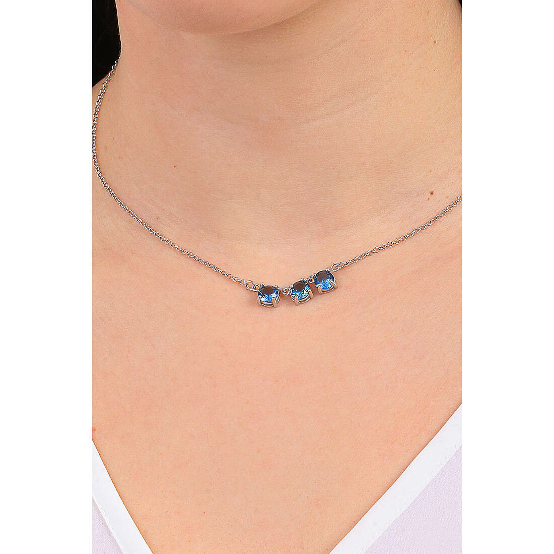 GioiaPura necklaces woman ST66925-01RHAQ wearing
