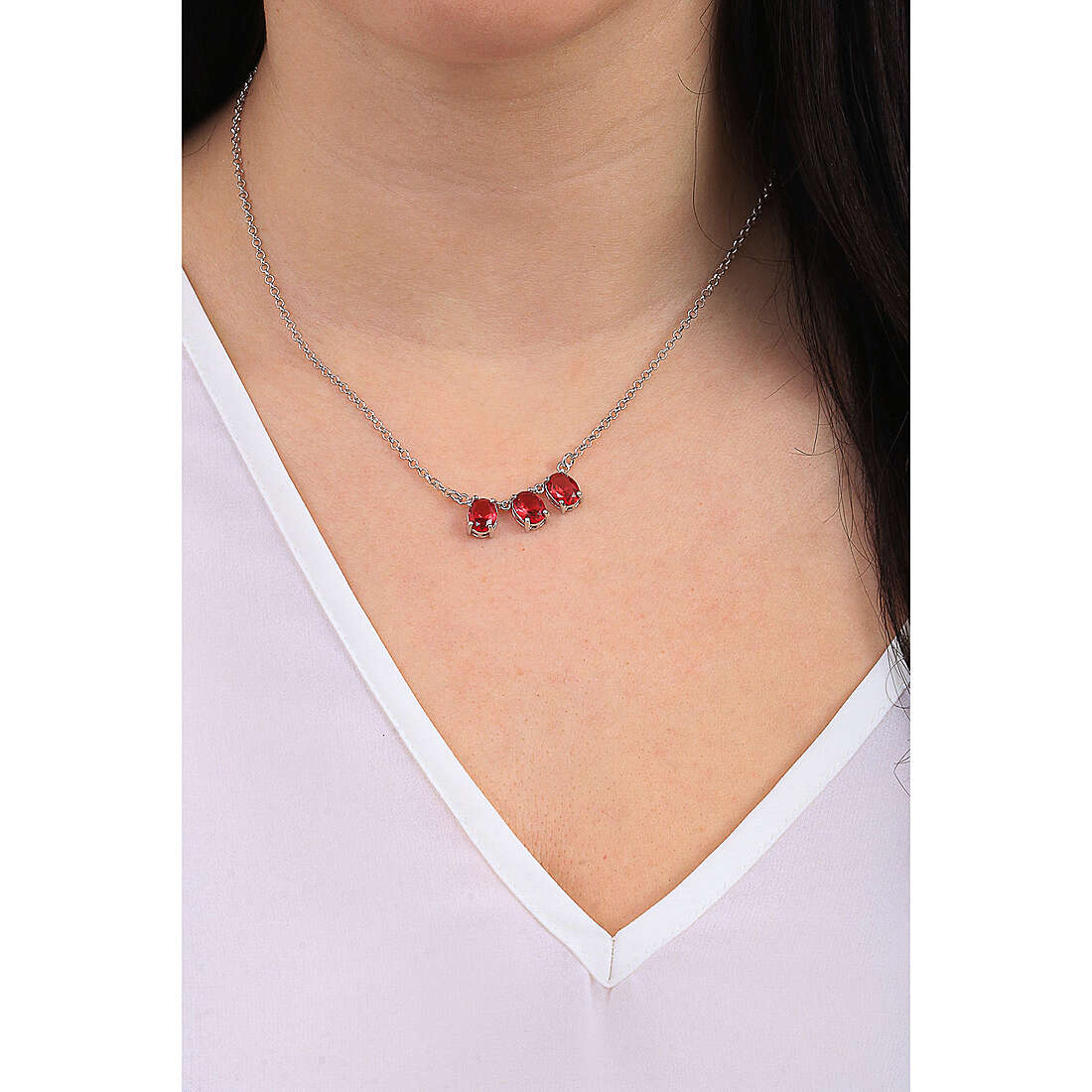 GioiaPura necklaces woman ST66932-01RHRO wearing