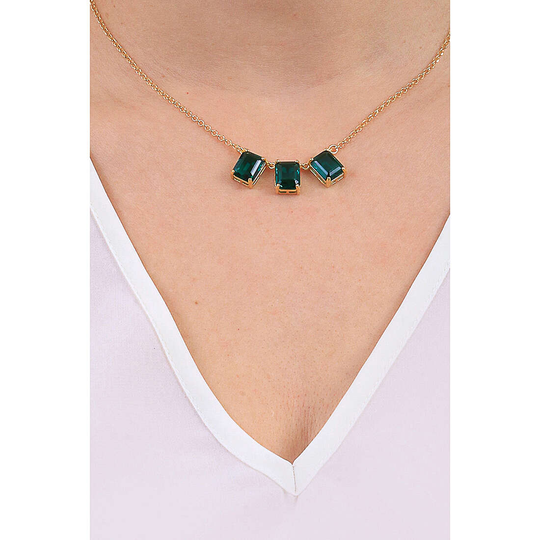 GioiaPura necklaces woman ST66933-01ORSM wearing