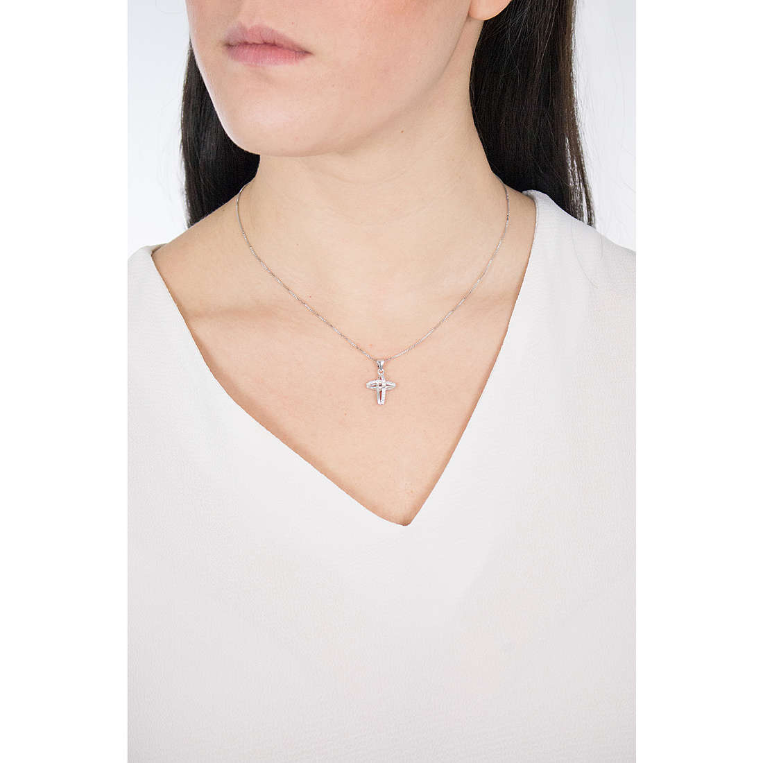 GioiaPura necklaces woman WCT00490DL wearing