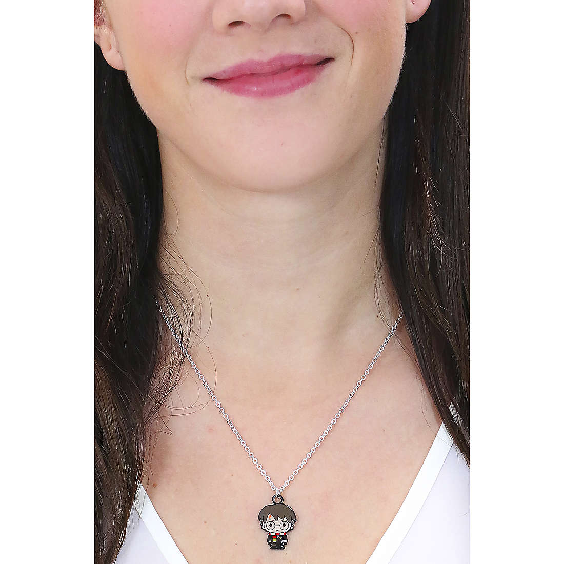 Harry Potter necklaces woman WNCX0082 wearing