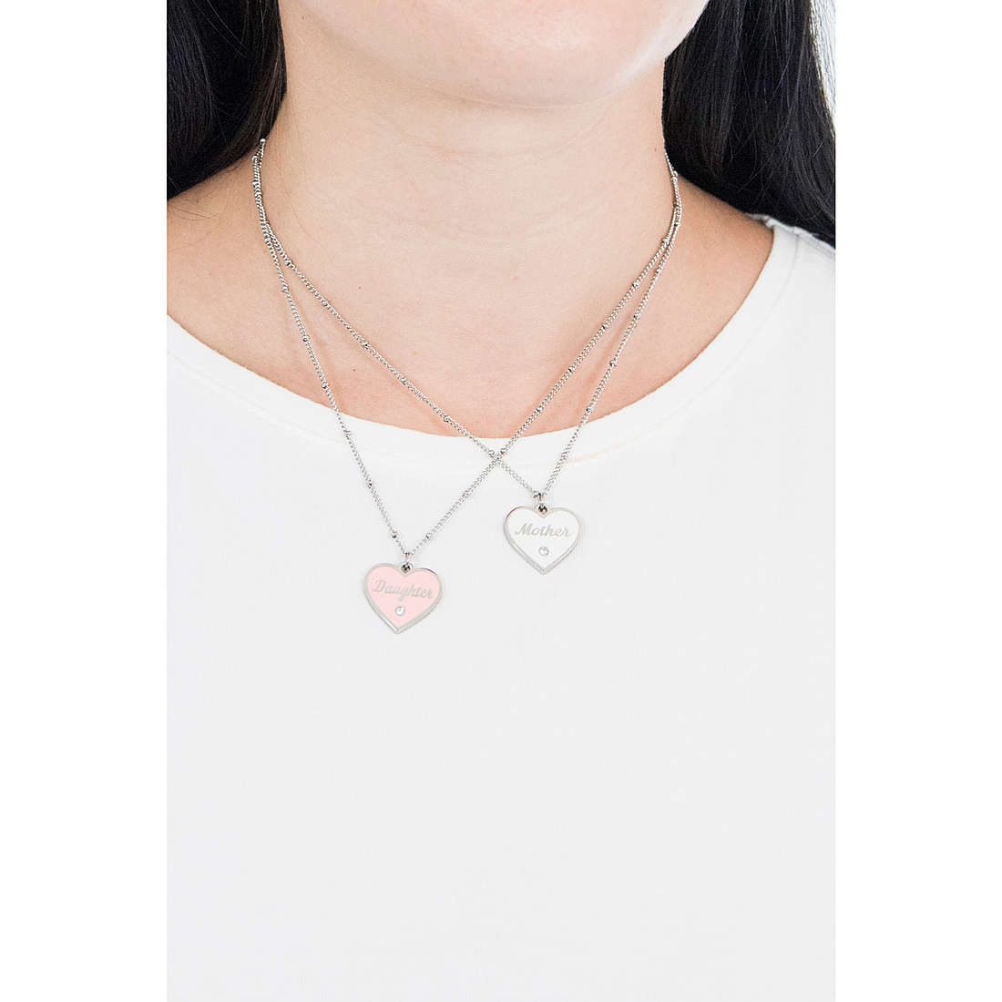 Kidult necklaces Family woman 751162 wearing