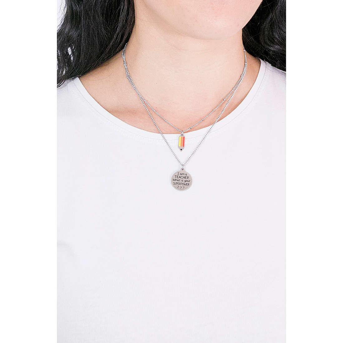 Kidult necklaces Love woman 751165 wearing