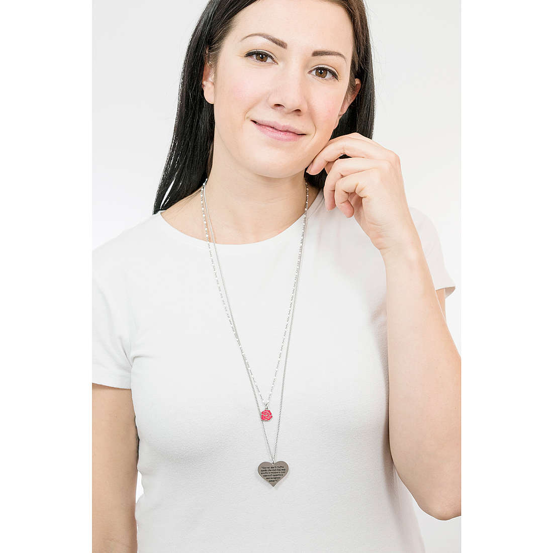 Kidult necklaces Love woman 751166 wearing