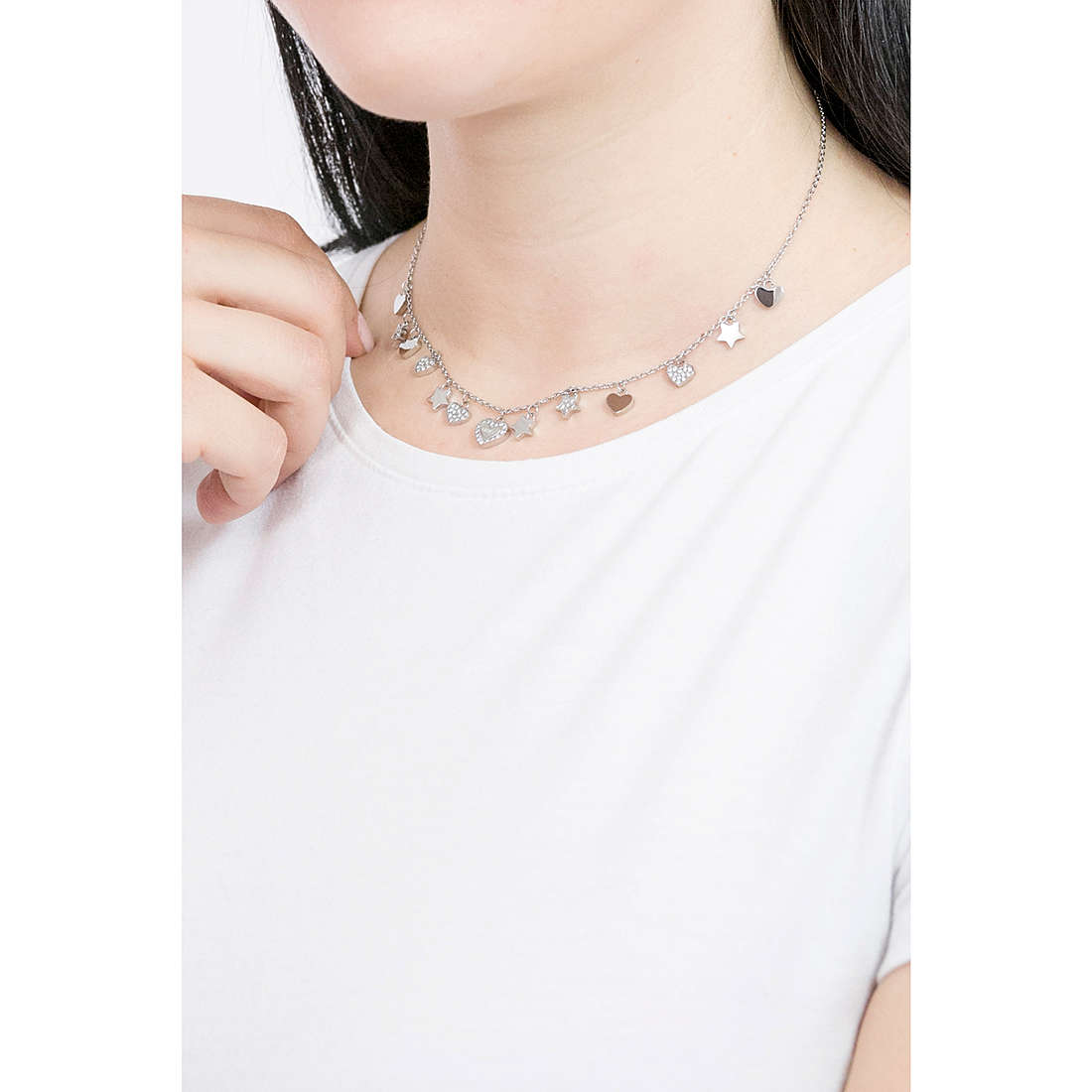 Liujo necklaces woman LJ1595 wearing