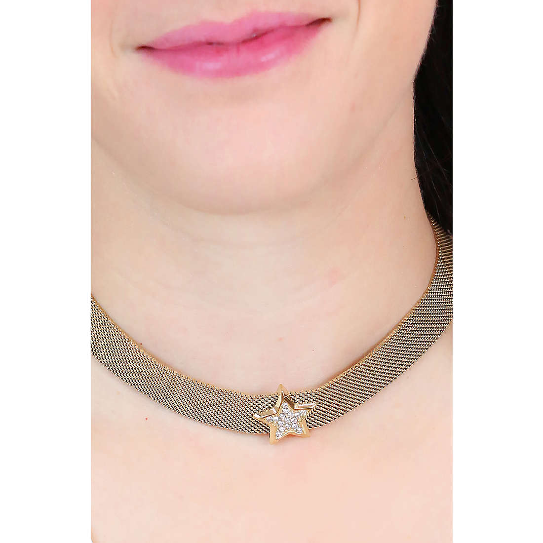 Liujo necklaces woman LJ1871 wearing