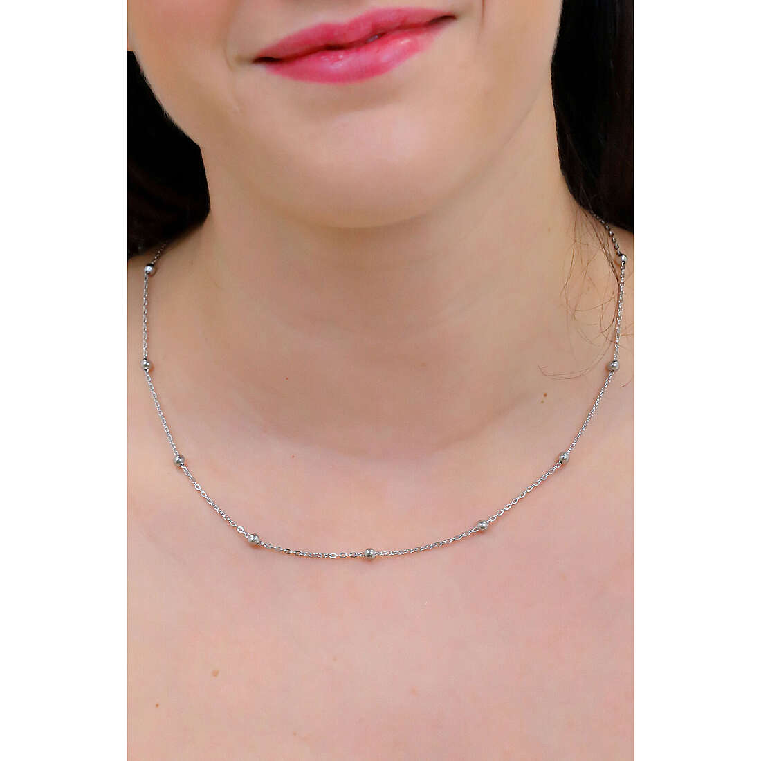 Luca Barra necklaces Be Charm woman CK1363 wearing