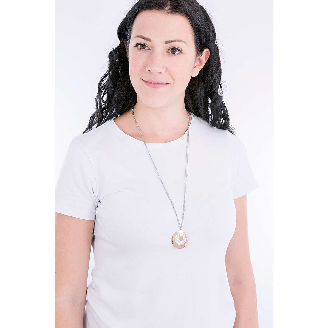 Luca Barra necklaces woman LBCK1261 wearing