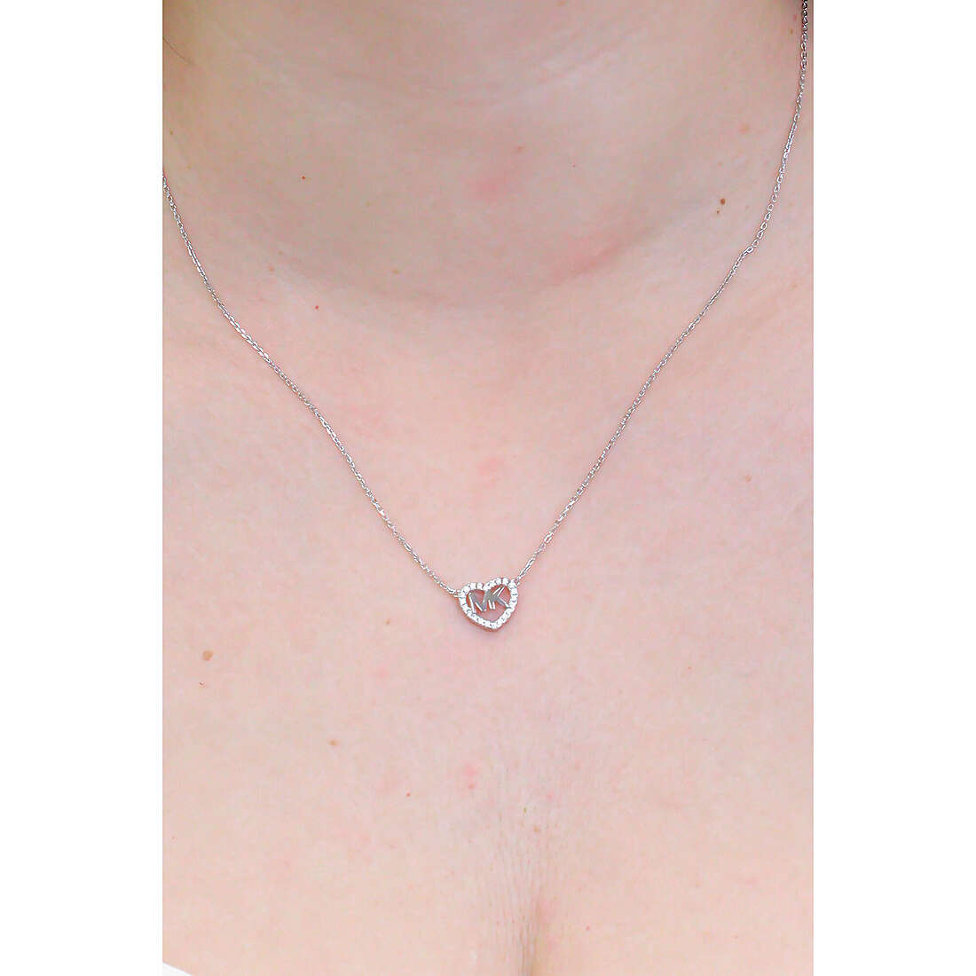 Michael Kors necklaces Kors Mk woman MKC1244AN040 wearing