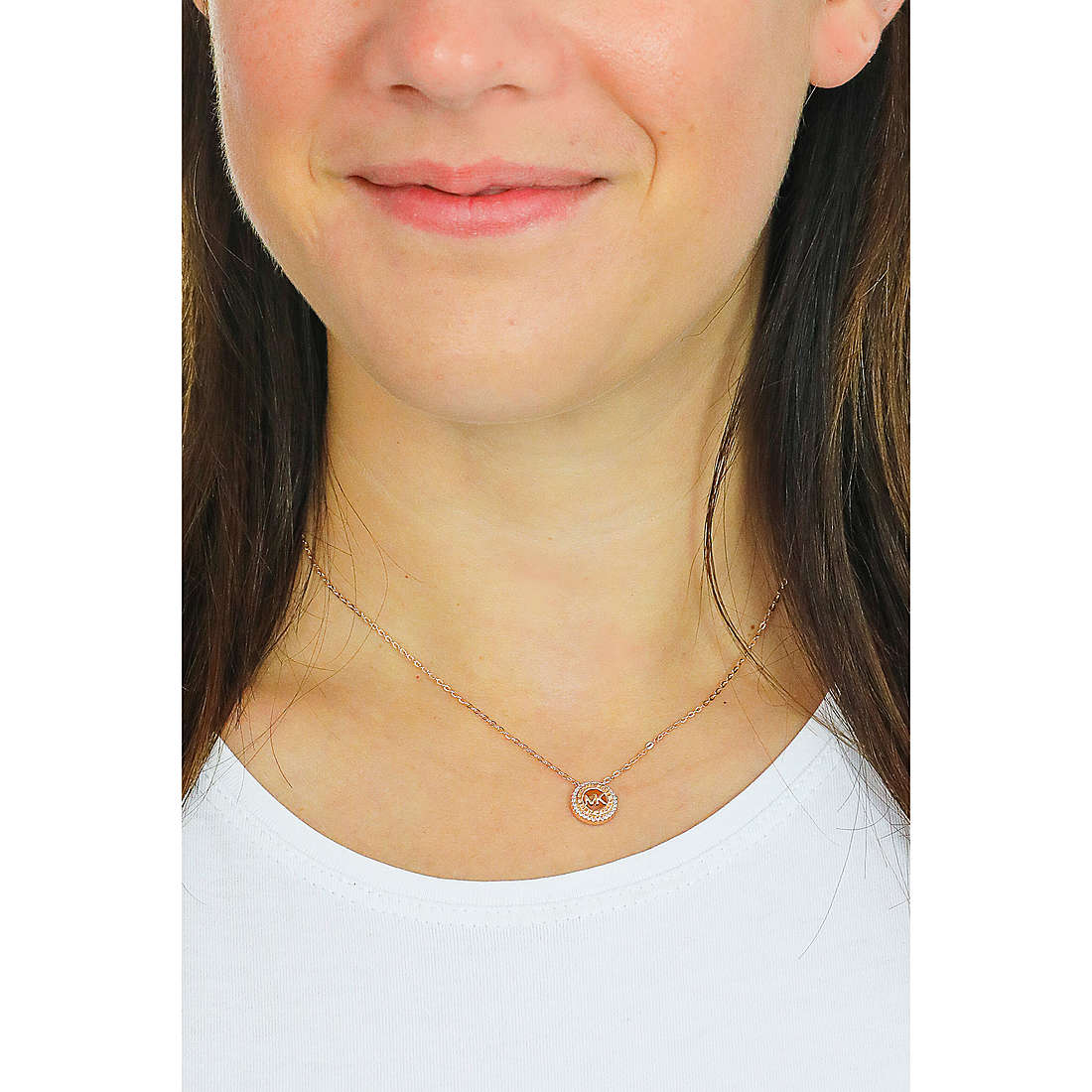 Michael Kors necklaces Premium woman MKC1388AN791 wearing