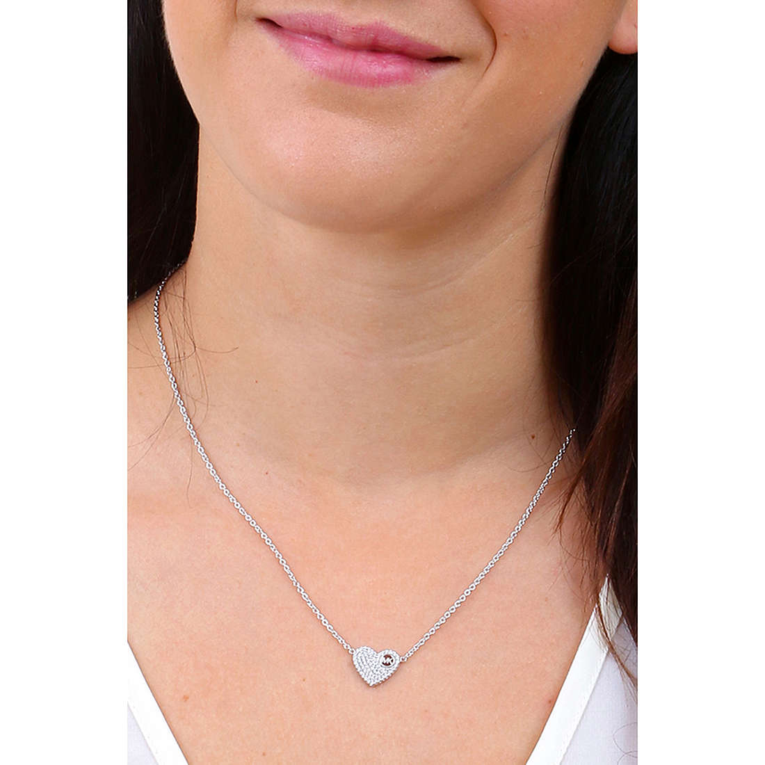 Michael Kors necklaces Premium woman MKC1528AN040 wearing