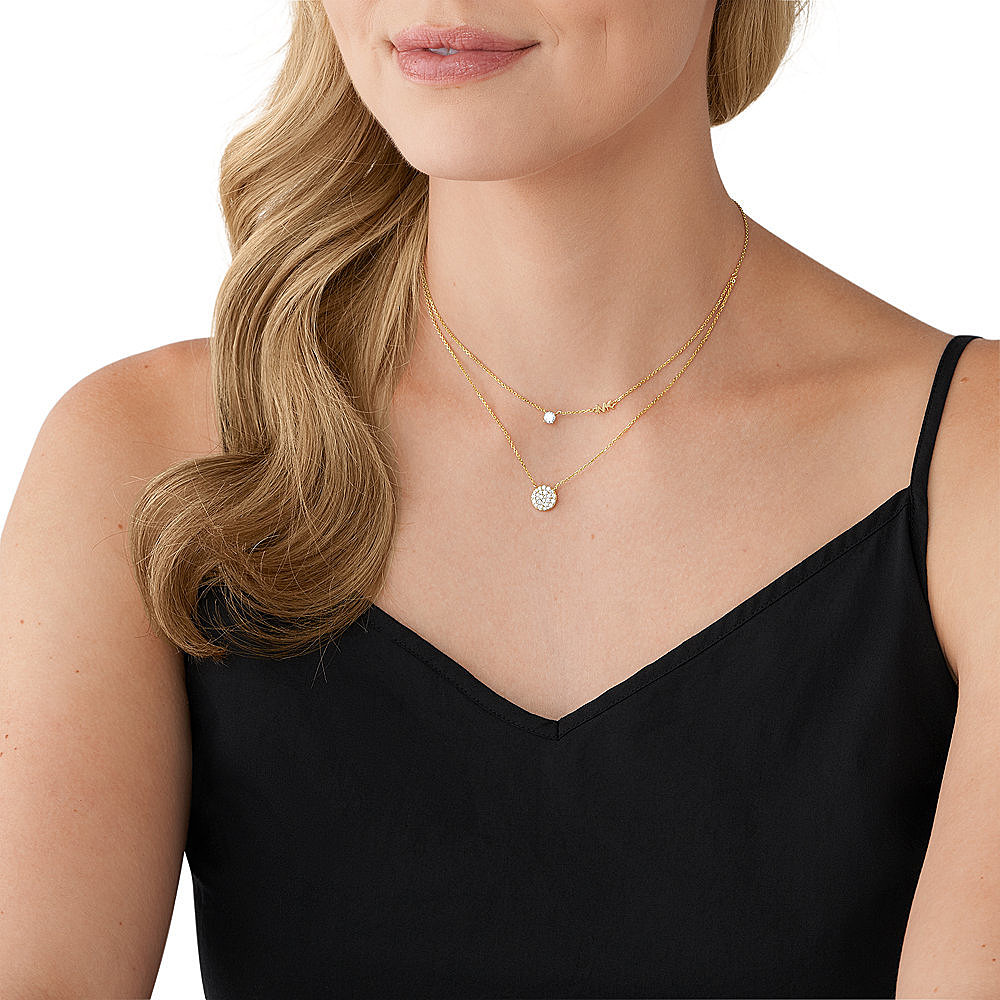 Michael Kors necklaces Premium woman MKC1591AN710 wearing