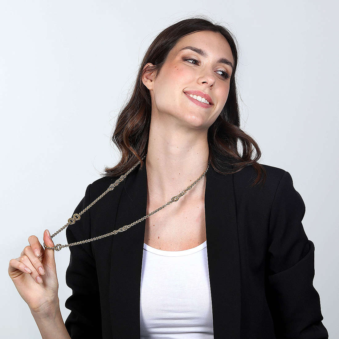 Morellato necklaces Bagliori woman SAVO02 wearing