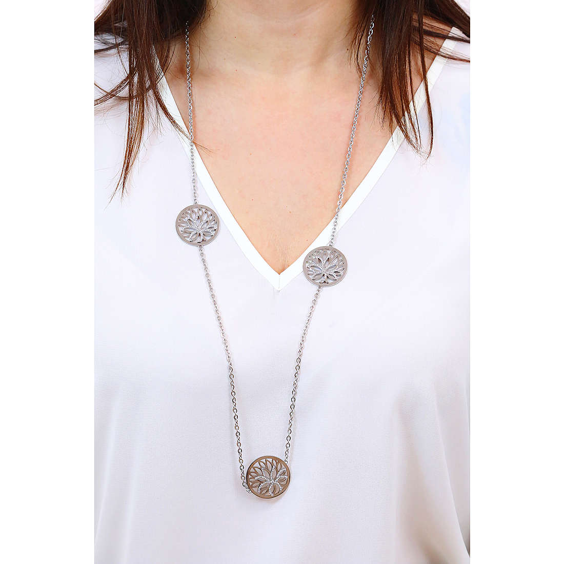 Morellato necklaces Loto woman SATD02 wearing