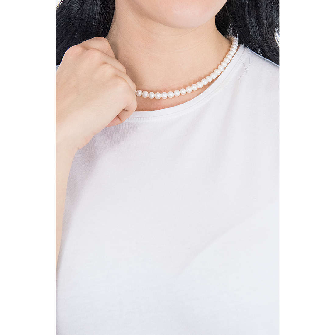 Morellato necklaces Perla Essenziale woman SANH01 wearing