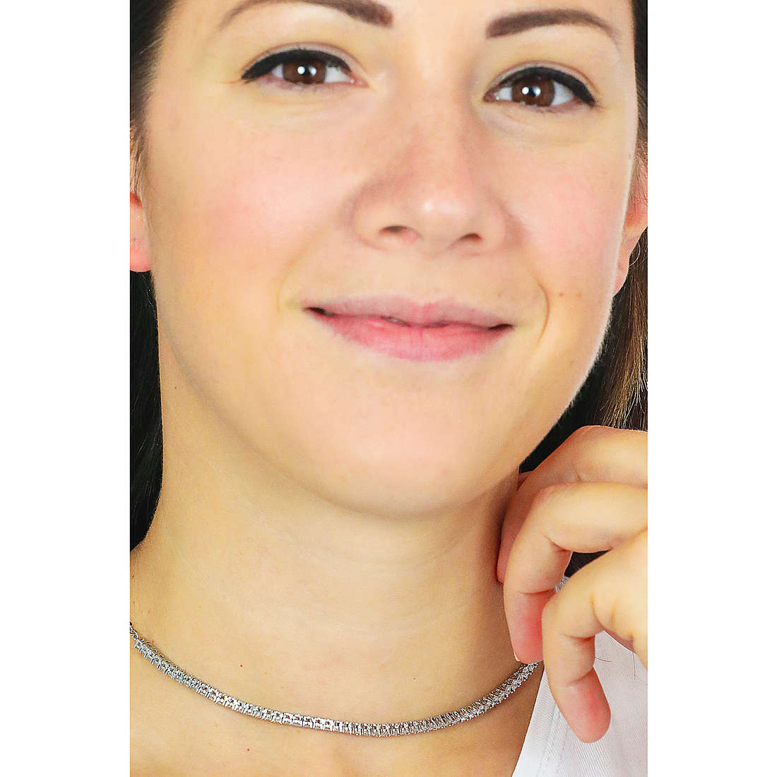 Morellato necklaces Scintille woman SAQF05 wearing