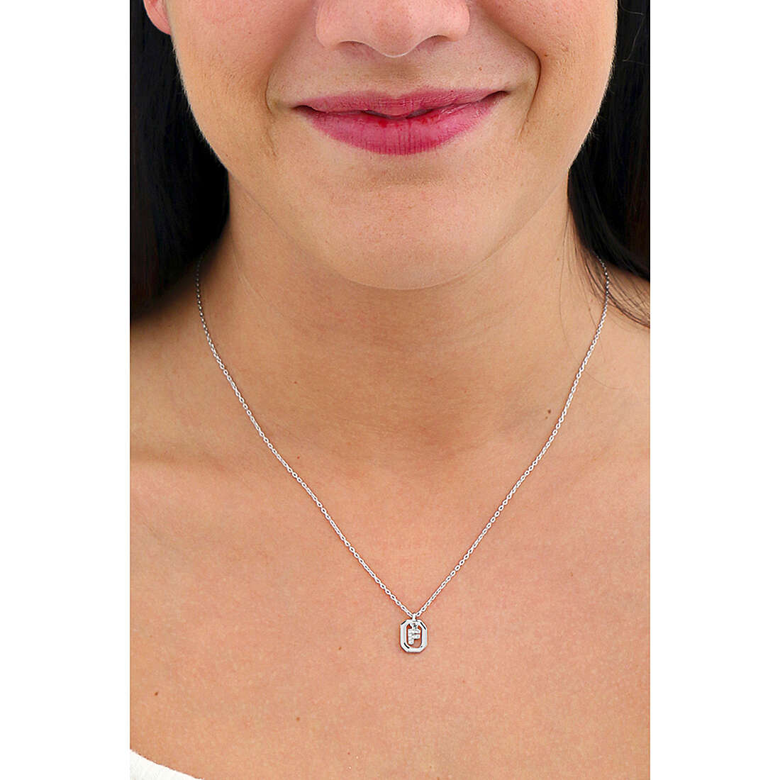 PDPaola necklaces woman CO02-517-U wearing