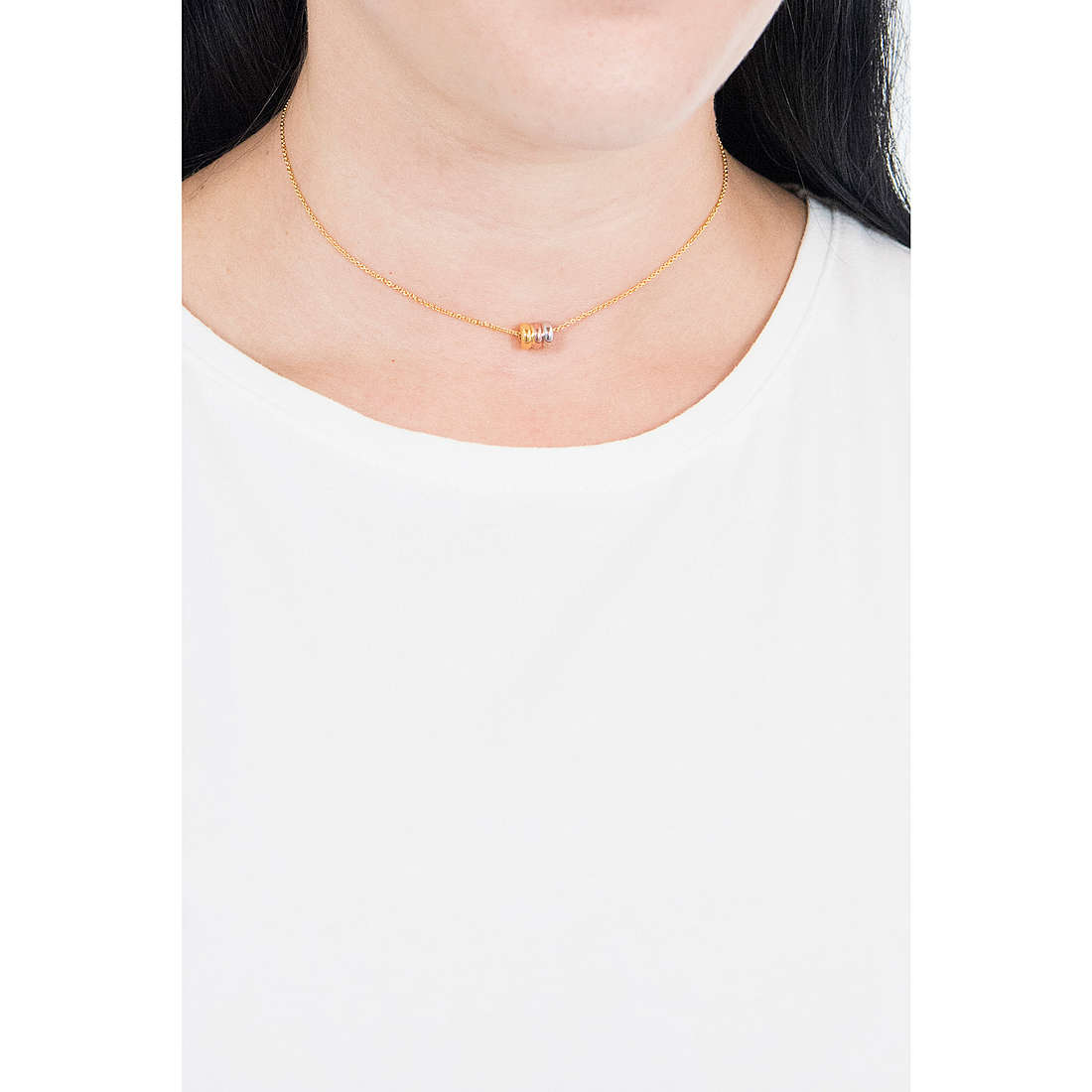 PDPaola necklaces woman CO04-080-U wearing
