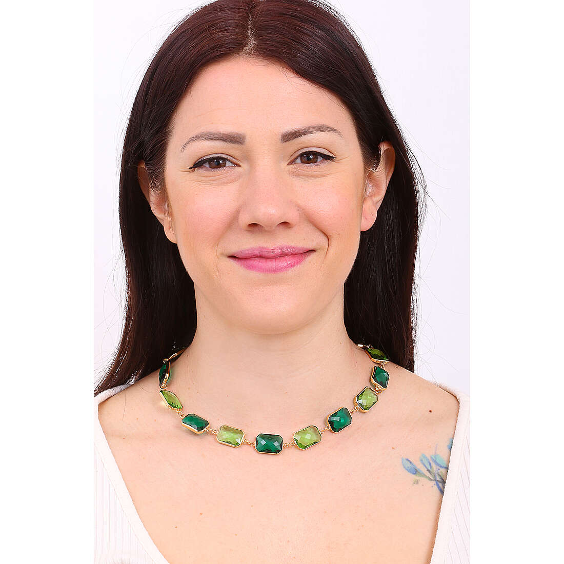 Sovrani necklaces Cristal Magique woman J7204 photo wearing