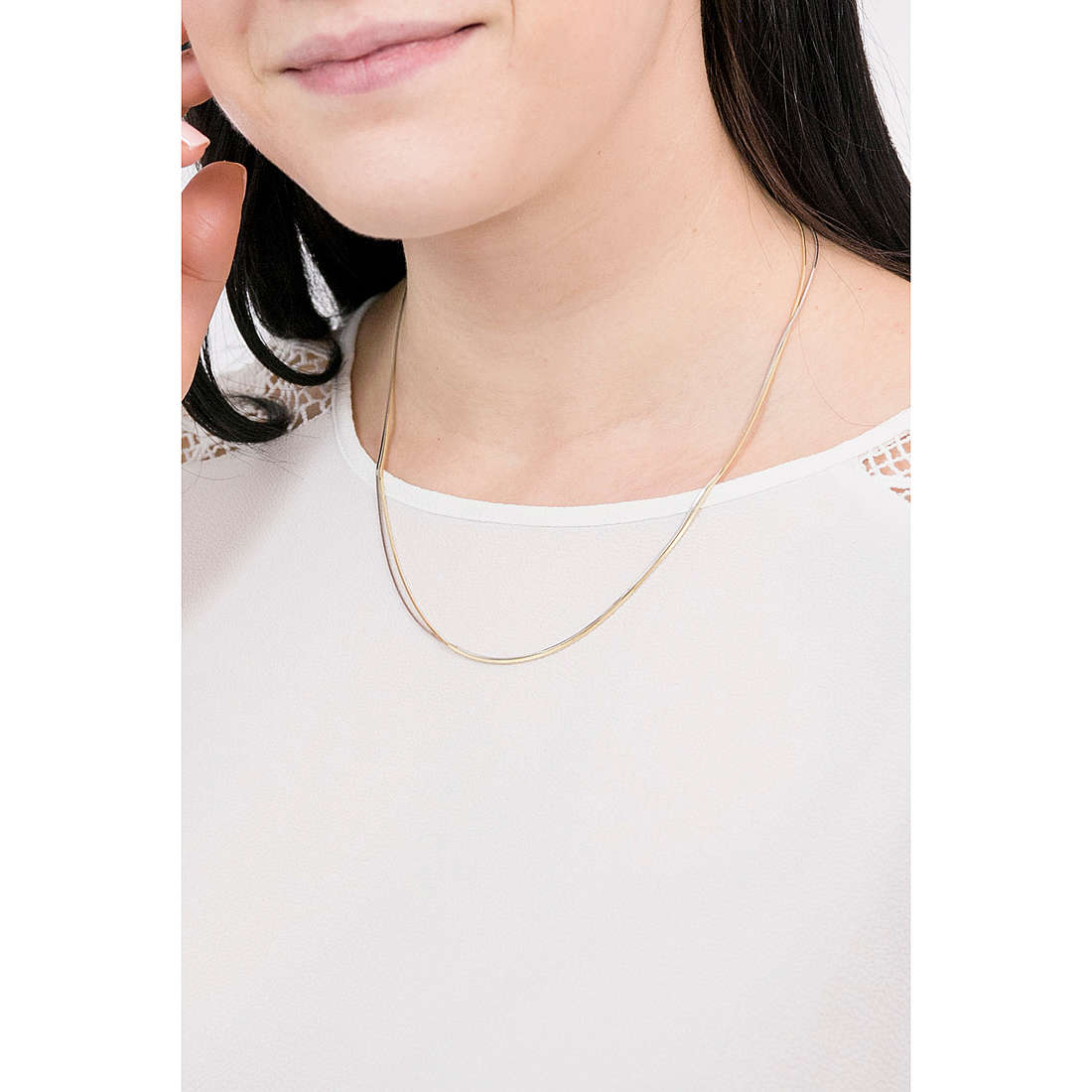 Sovrani necklaces Pure Collection woman J4793 wearing
