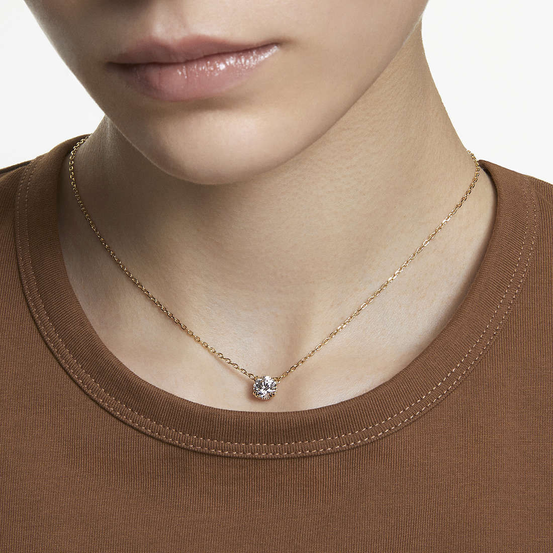 Swarovski necklaces Constella woman 5636703 wearing