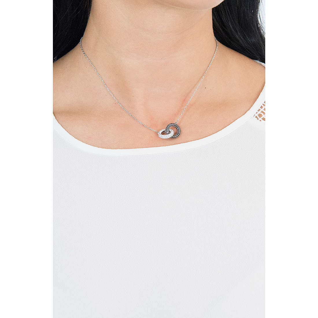 Swarovski necklaces Stone woman 5445706 wearing