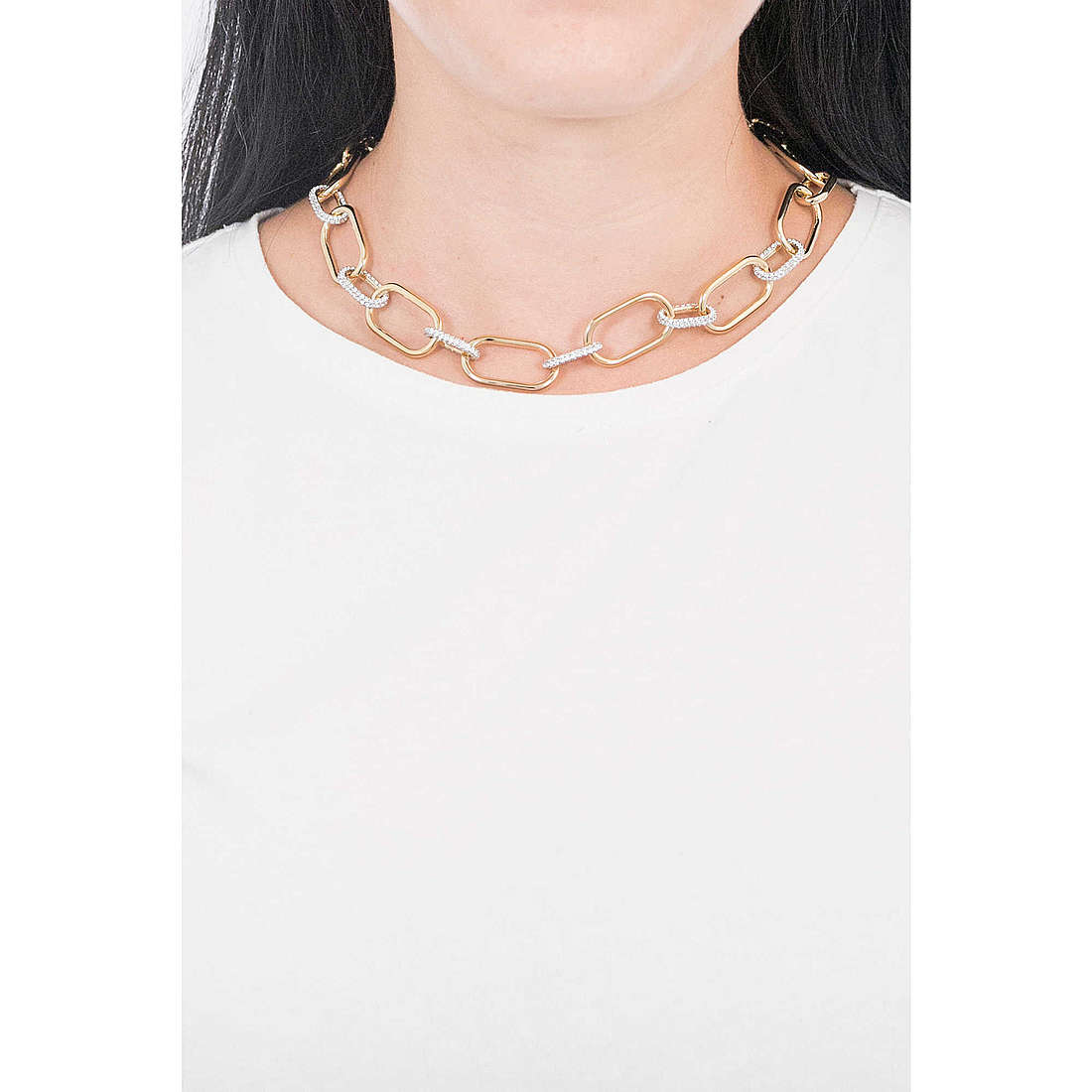 Swarovski necklaces Time woman 5558521 wearing
