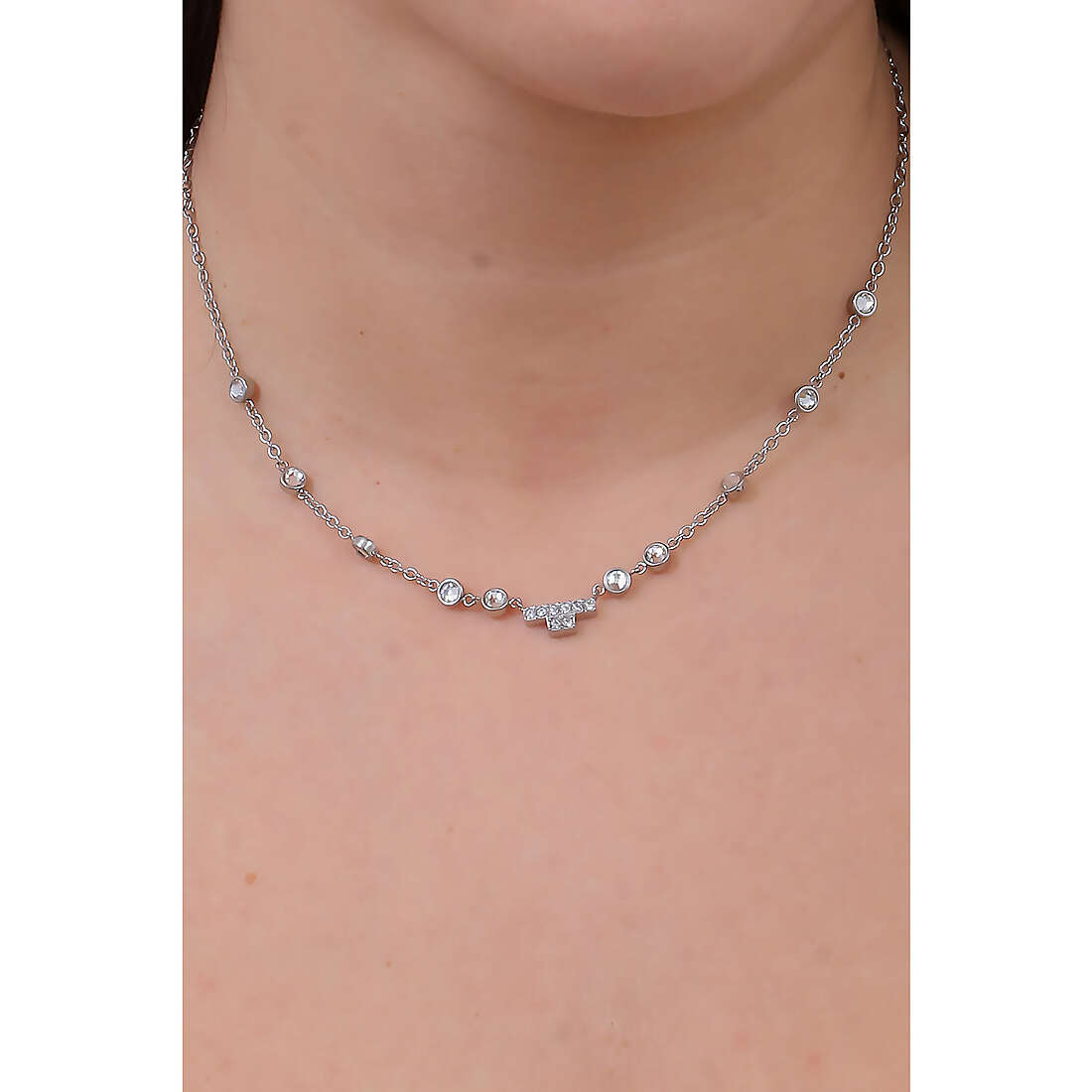 Trussardi necklaces T-Shape woman TJAXC04 wearing
