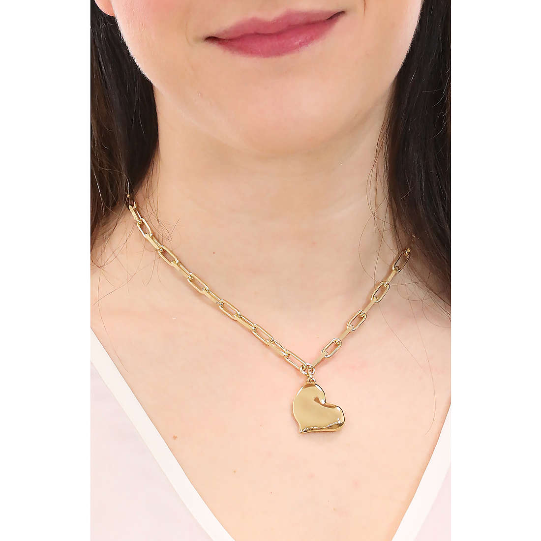 UnoDe50 necklaces Emotions woman COL1669ORO0000U wearing