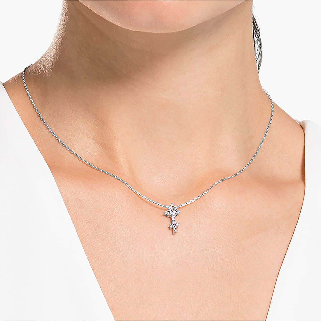 Swarovski necklaces Zodiac woman 5563897 wearing