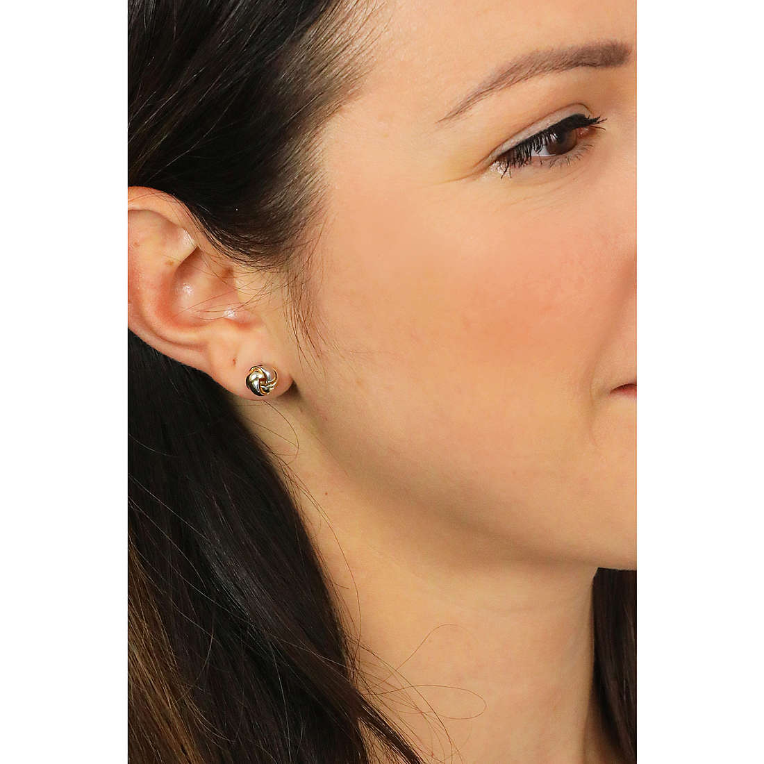 GioiaPura earrings Oro 375 woman GP9-S229036 photo wearing