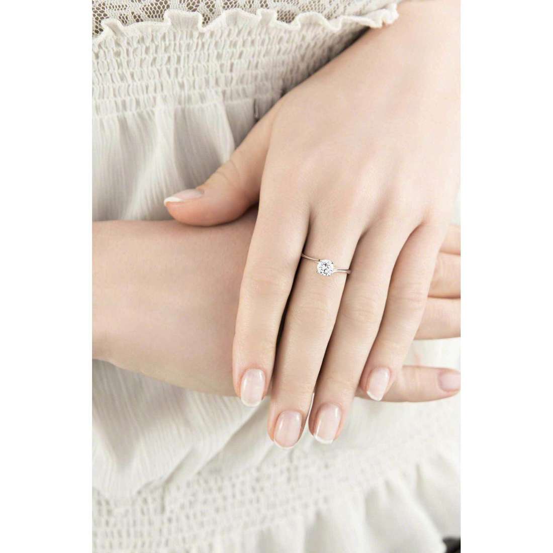 GioiaPura rings Desiderio woman 33605-01-10 wearing