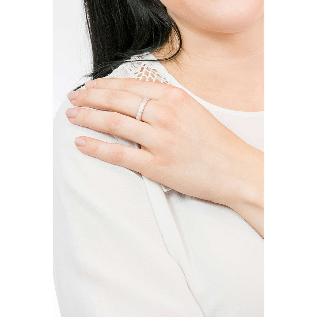 GioiaPura rings woman INS035AN016RSWH-16 wearing