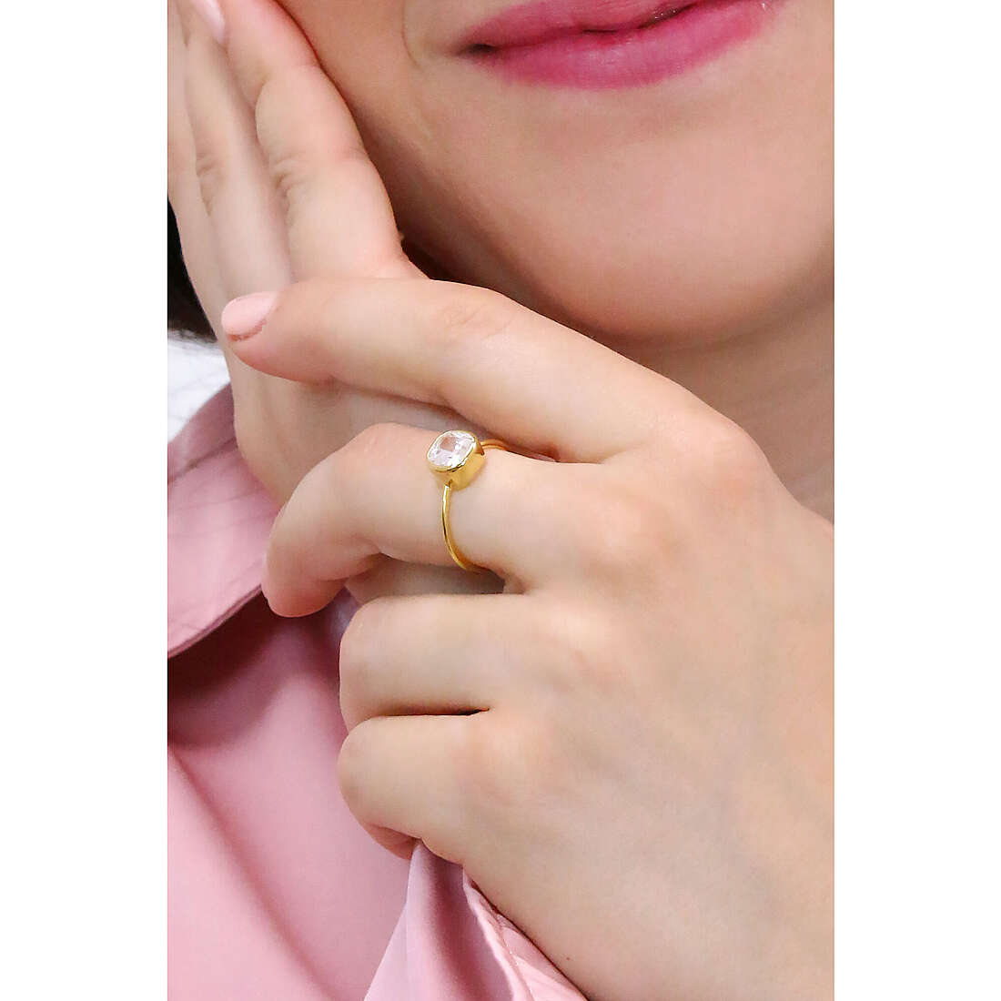 GioiaPura rings woman ST67104-ORBI wearing