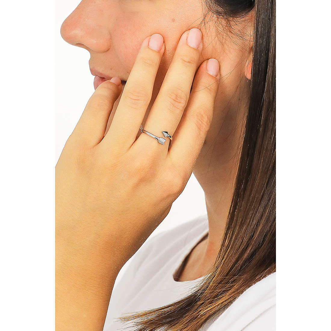 Sagapò rings Click woman SCK142 wearing