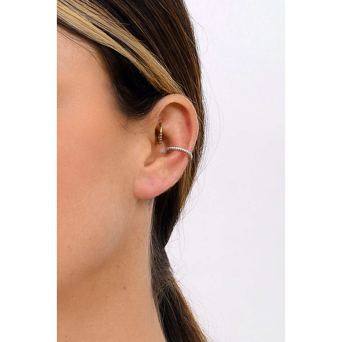 GioiaPura earrings woman INS028OR403 wearing