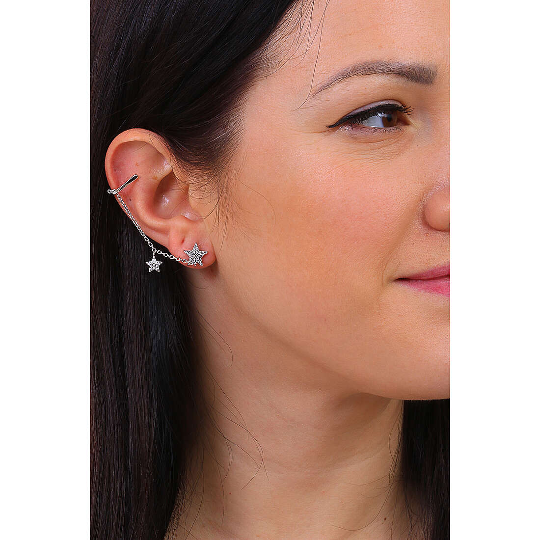 GioiaPura earrings woman INS028OR548 wearing