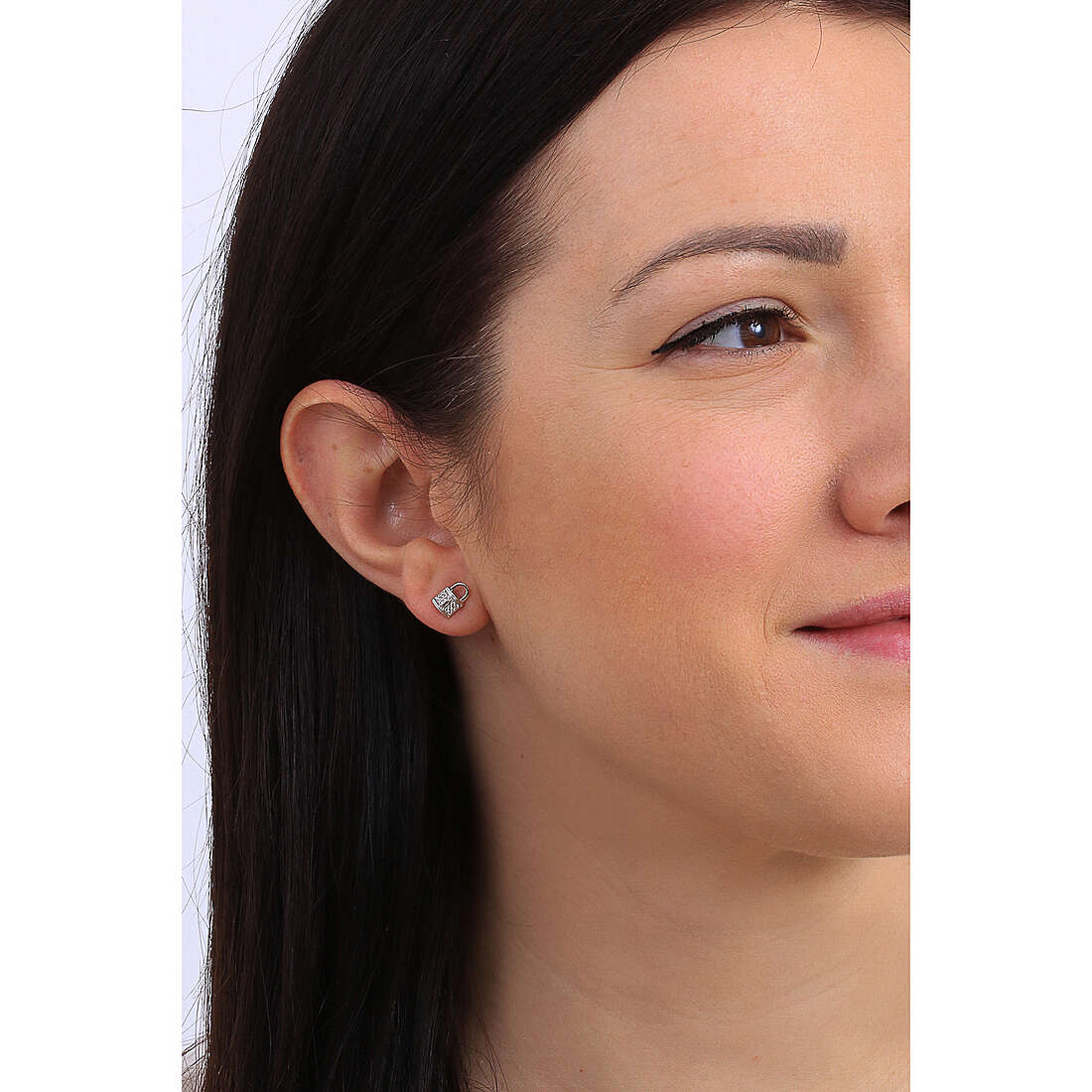 Rosato earrings Storie woman RZO027R wearing