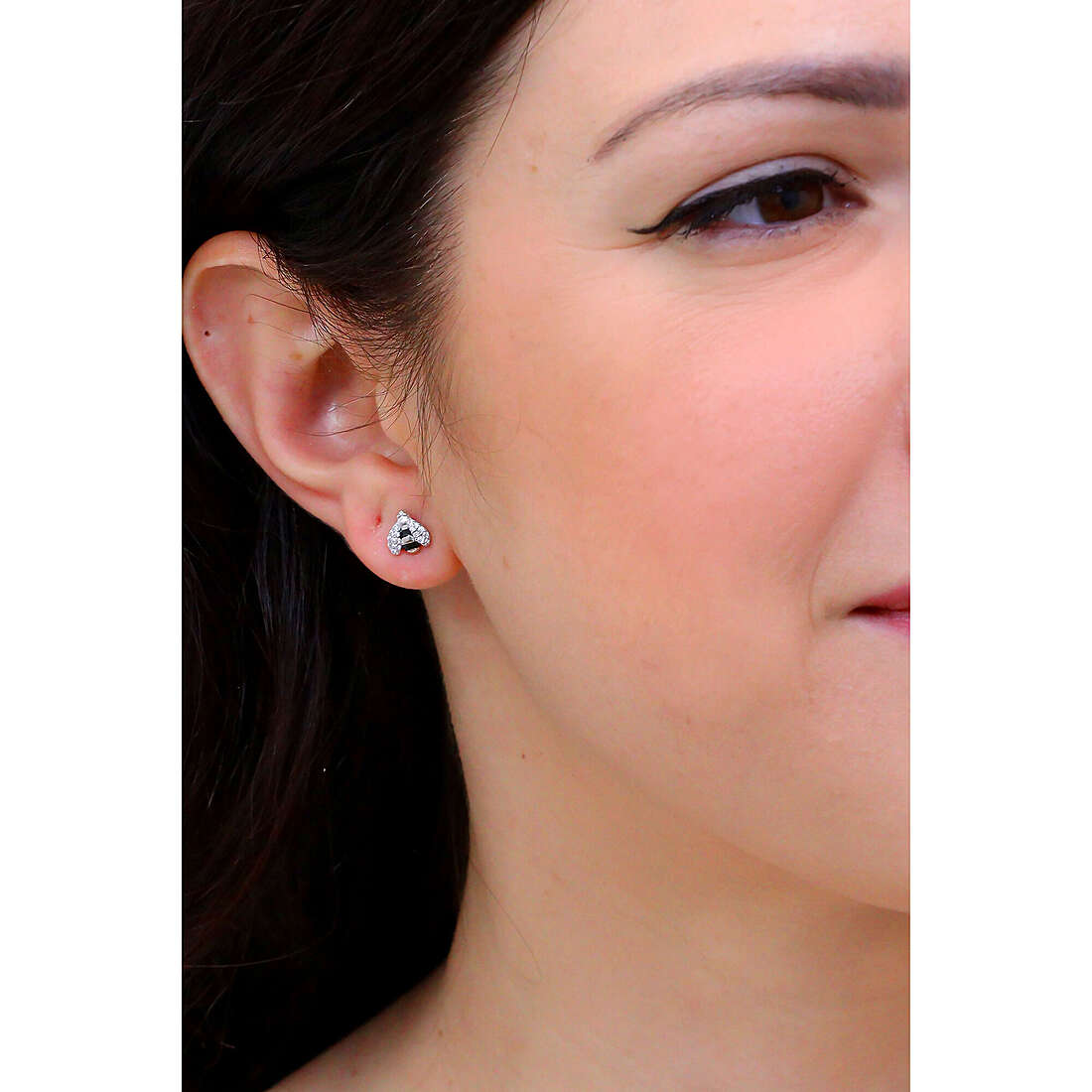 Rosato earrings Storie woman RZO050R wearing