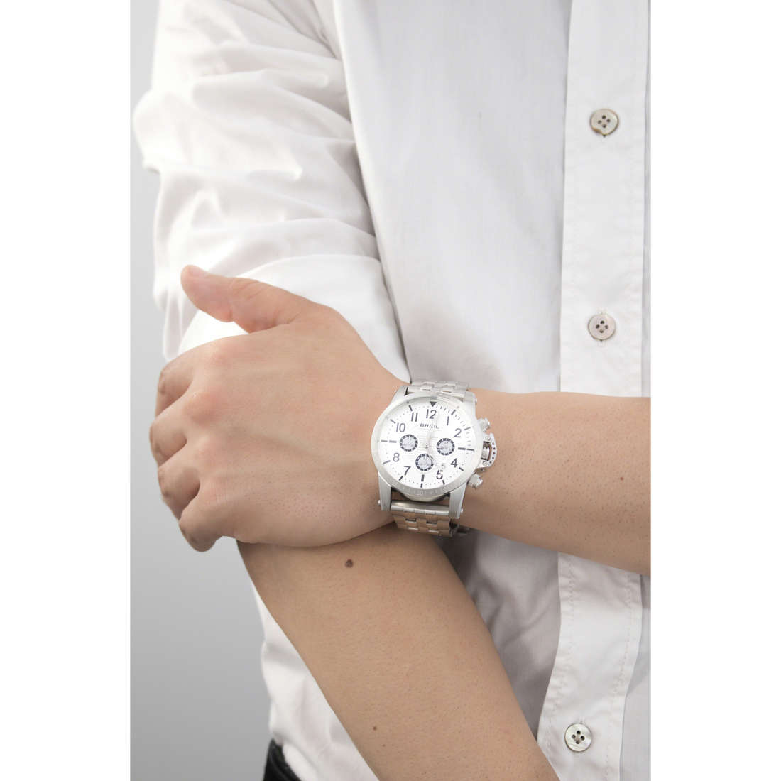 Breil chronographs Classic Elegance Extension man TW1502 wearing