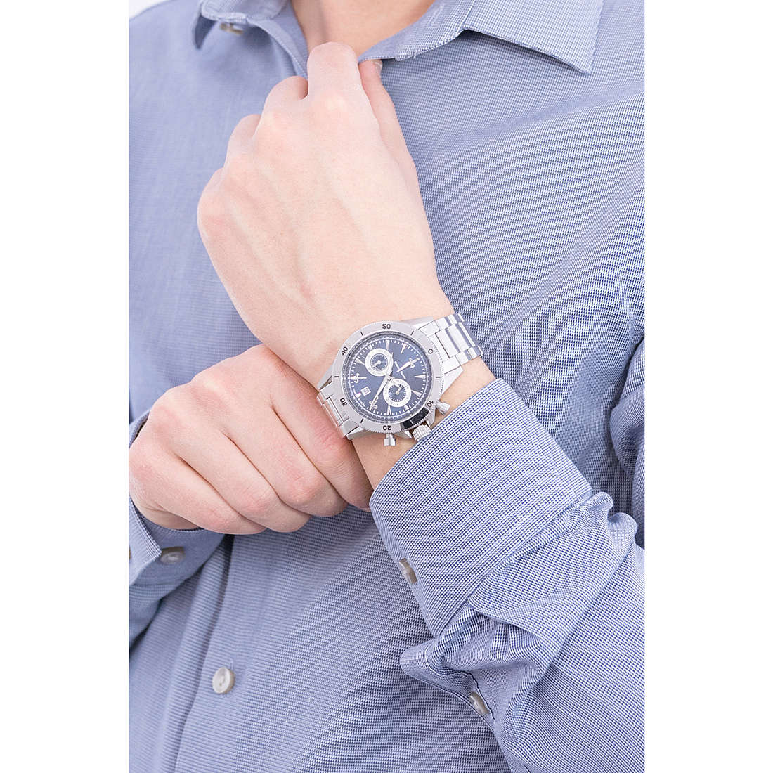 Cesare Paciotti chronographs man TSCR204 wearing