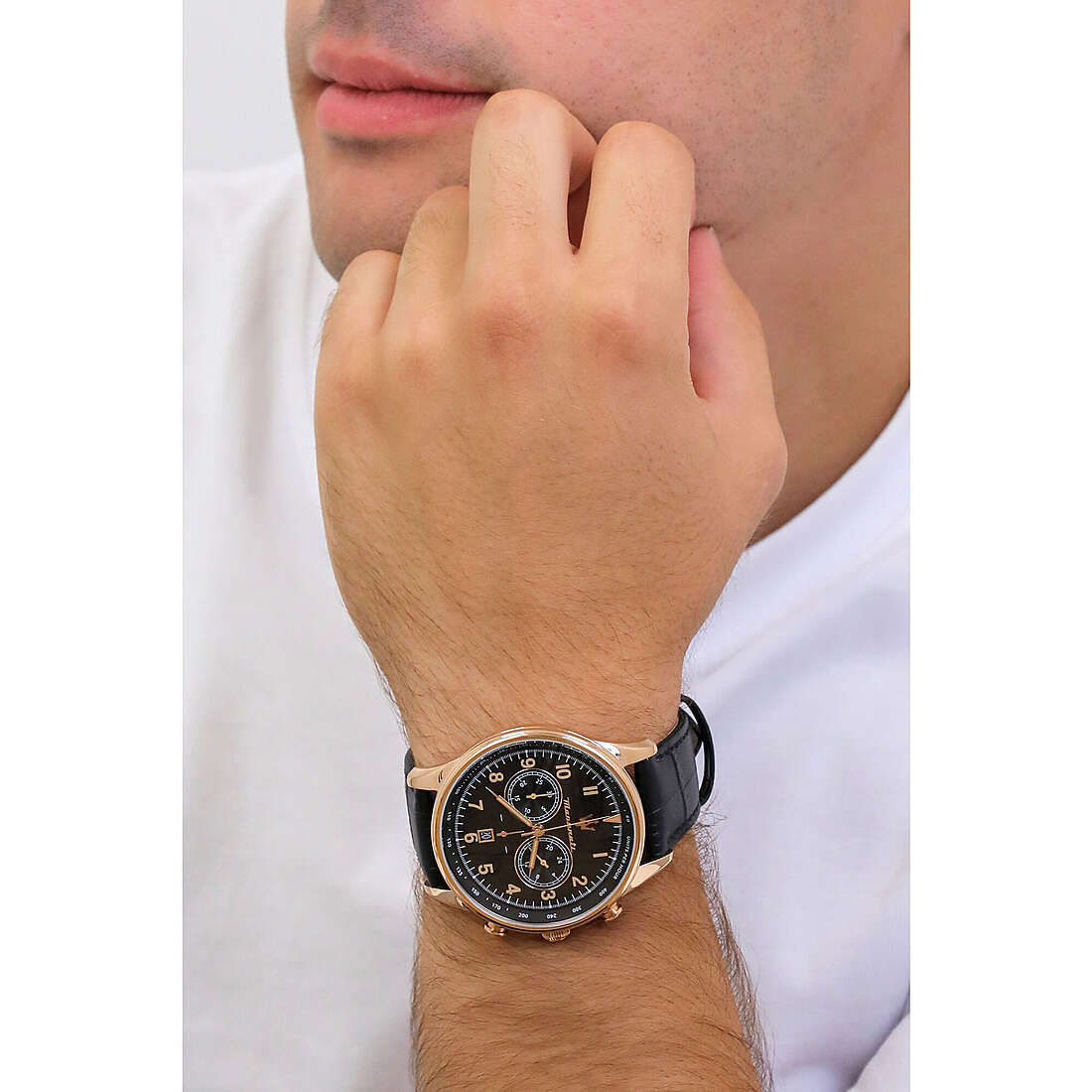 Maserati chronographs Tradizione man R8871646001 photo wearing