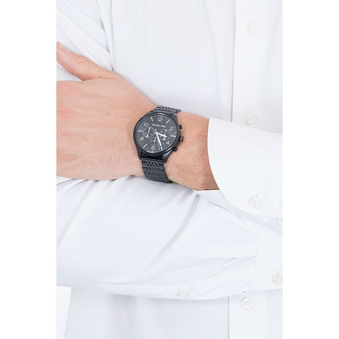 Michael Kors chronographs Merrick man MK8640 wearing