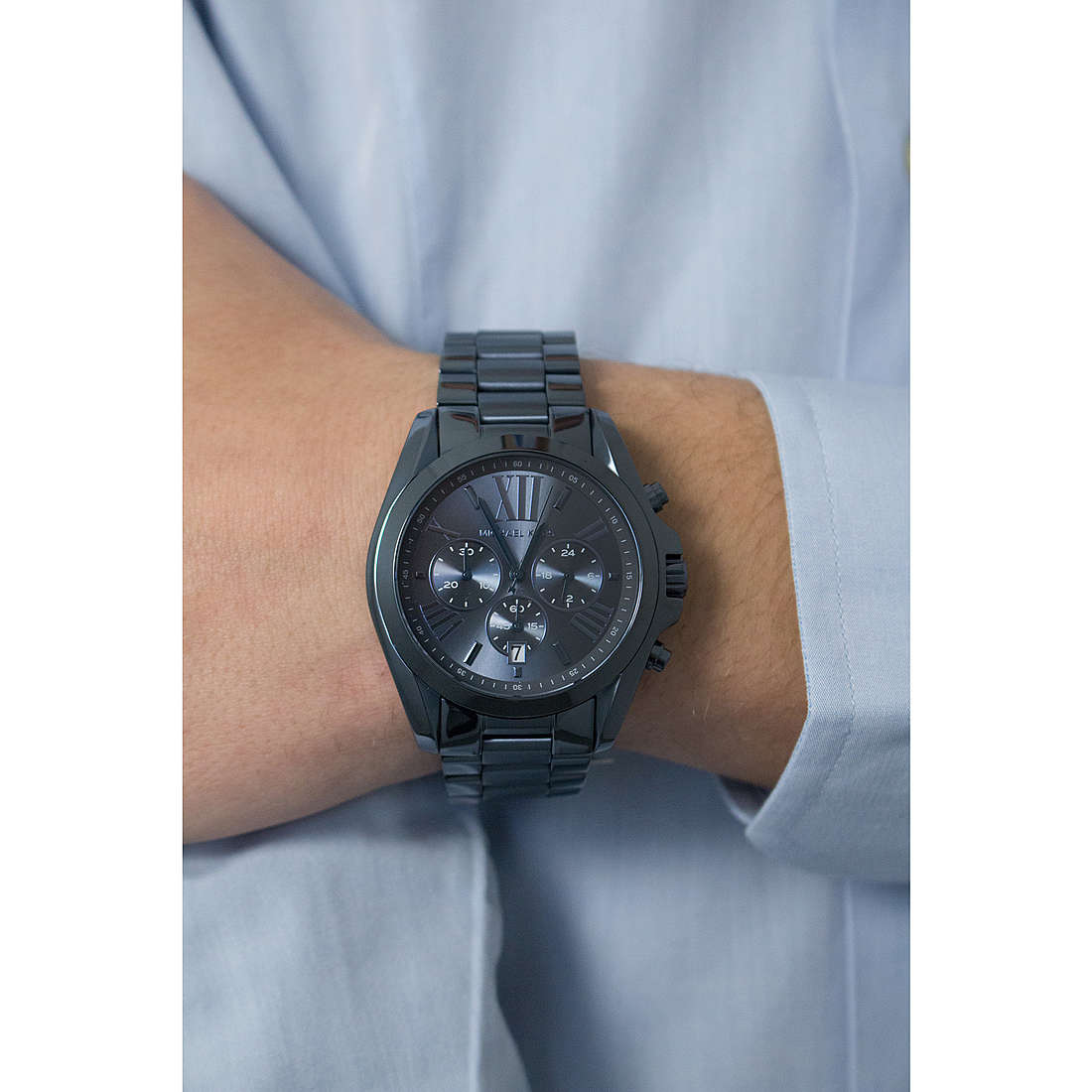 Michael Kors chronographs man MK6248 wearing