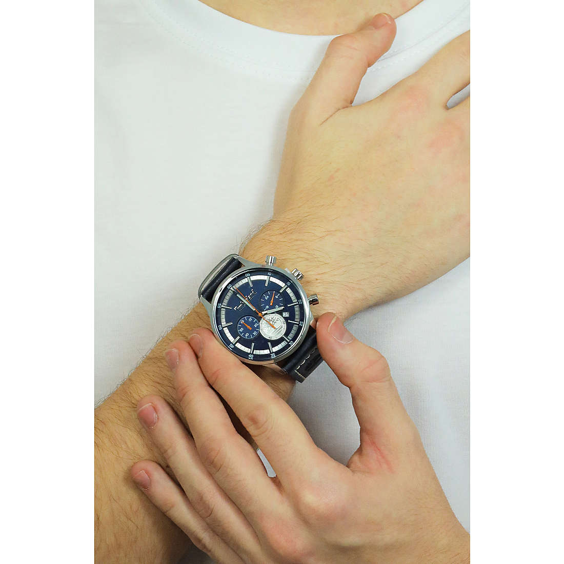 Timberland chronographs Shackford-Z man TDWGC2090502 wearing