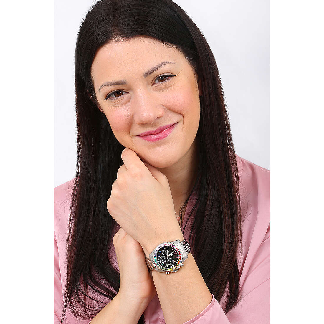 Festina chronographs Boyfriend woman F20606/3 wearing